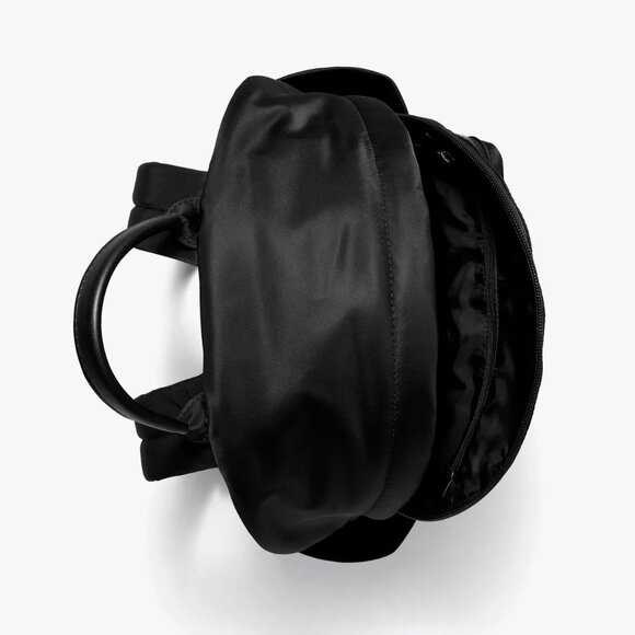 Tory Burch $350 Nylon Backpack Black Lightweight Purse Bag 173559 Pockets - Picture 9 of 10